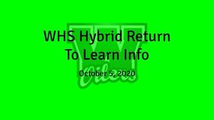 Hybrid Return to Learn Additional Information