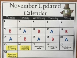 Updated November Hybrid Learner Calendar